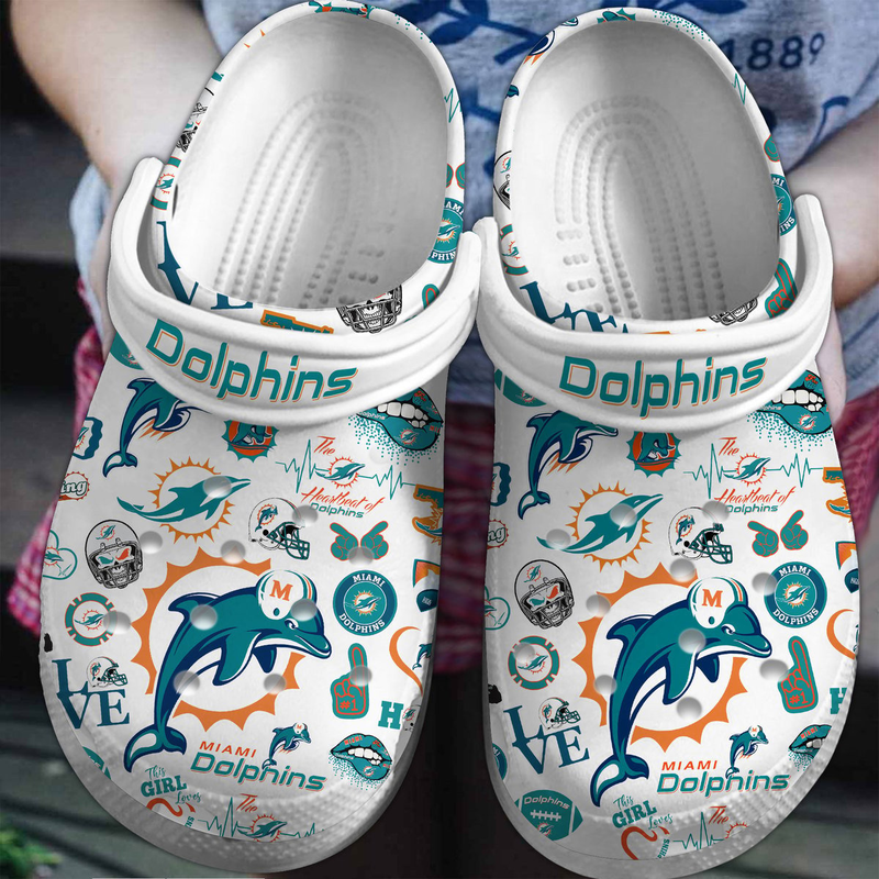 Miami Dolphins Clogs