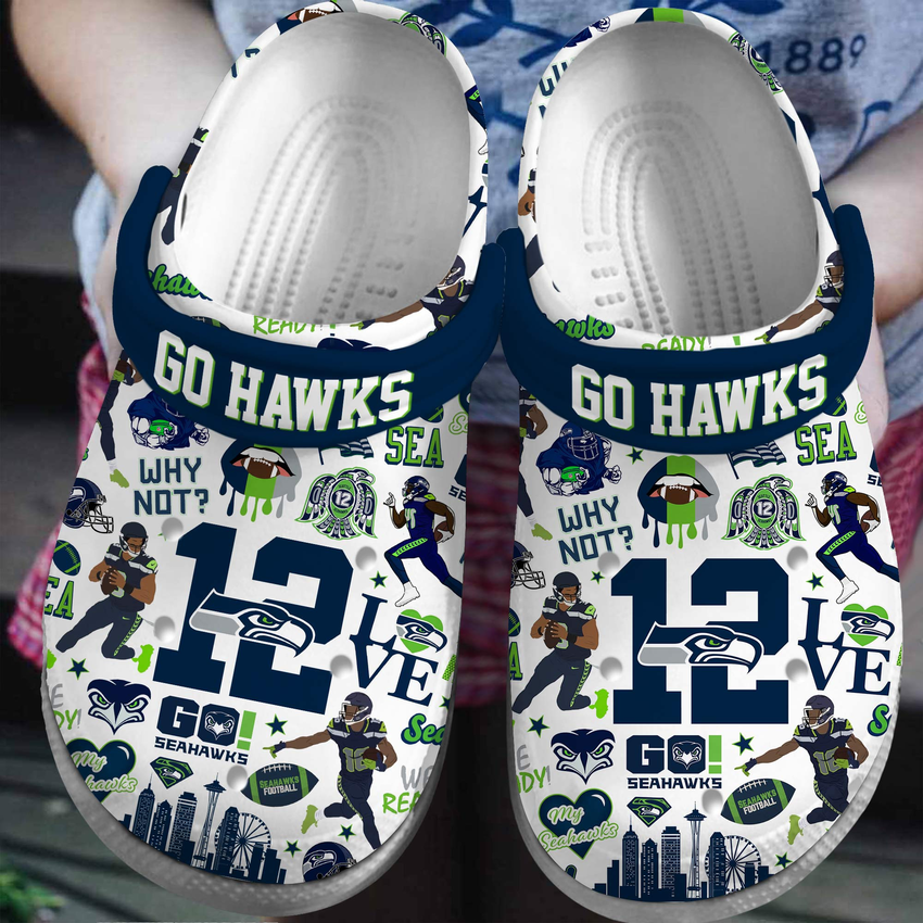 Seahawks Clogs