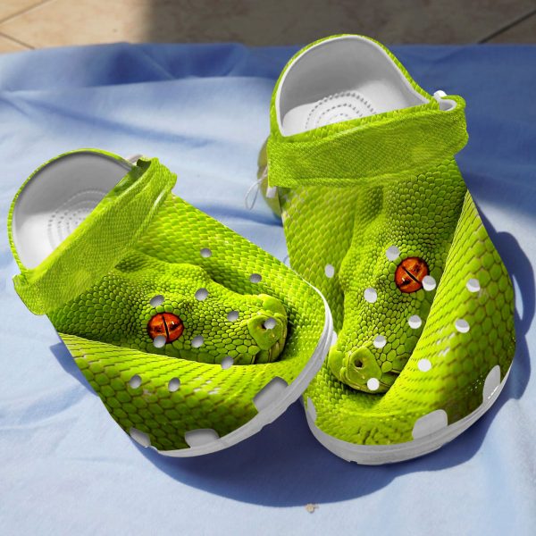 Snake Print Clogs