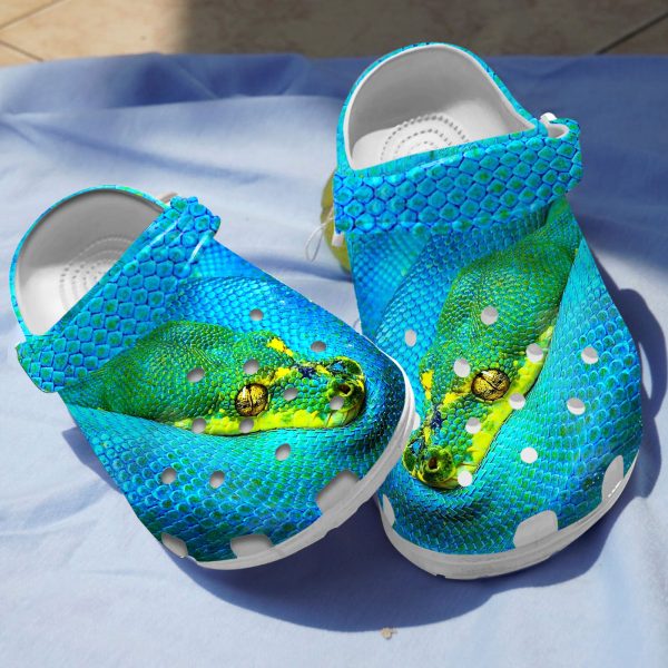 Snakeskin Clogs