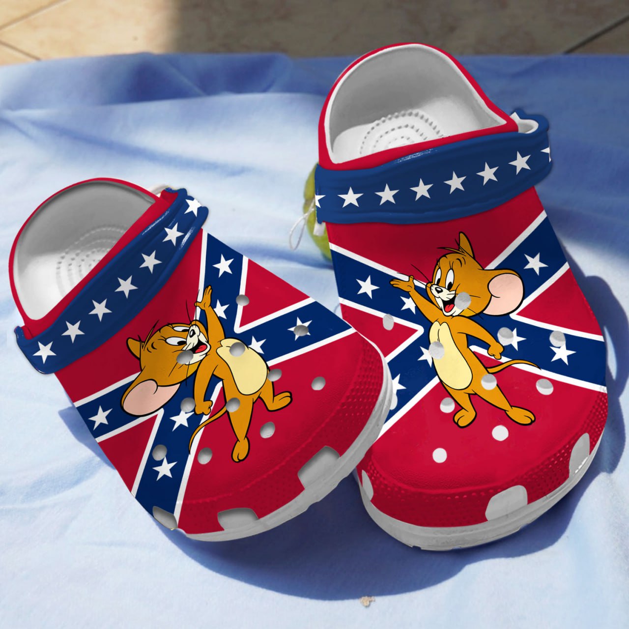 Rebel Flag Clogs