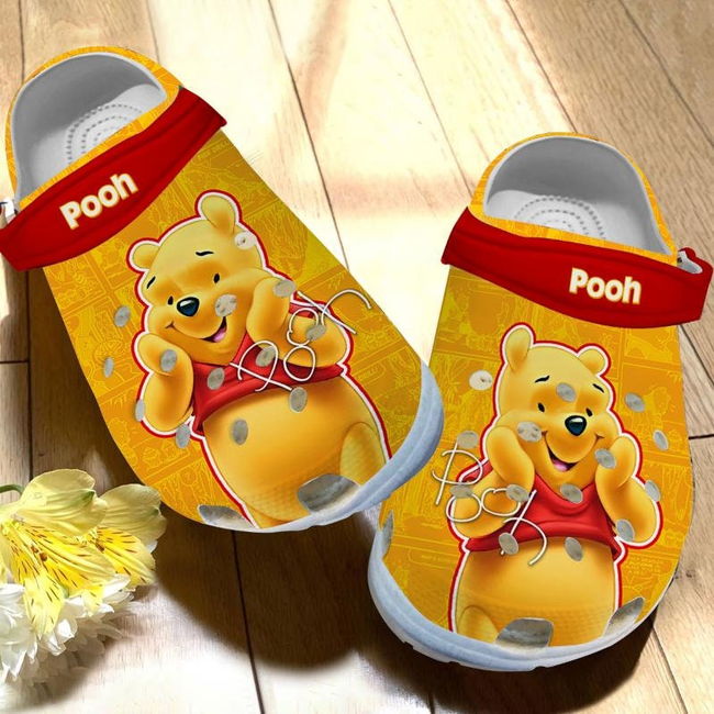 adorable cartoon clogs winnie the pooh classic orange clogs fast shipping %26 247 support service! jyueb