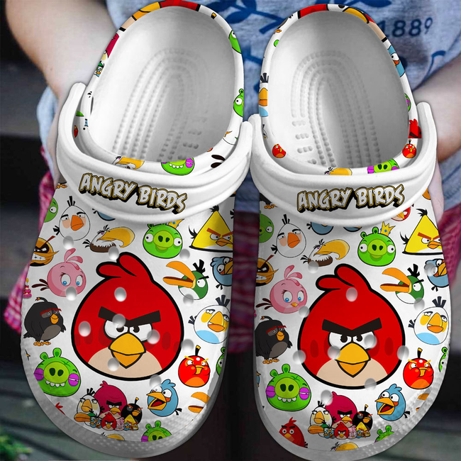 adorable clogs angry birds cartoon unisex flip flop fast shipping available p9erq