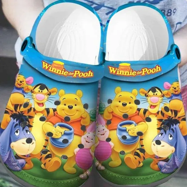 adults colorful clogs cute winnie the pooh classic clogs perfect for men and women 0ejrq