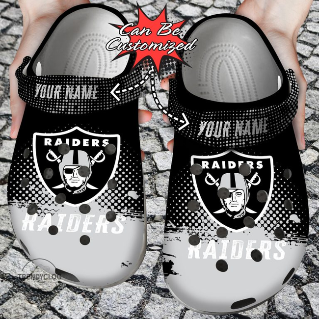 adults custom name raiders nfl unisex clogs size 10 buy more save more! 4hvi6