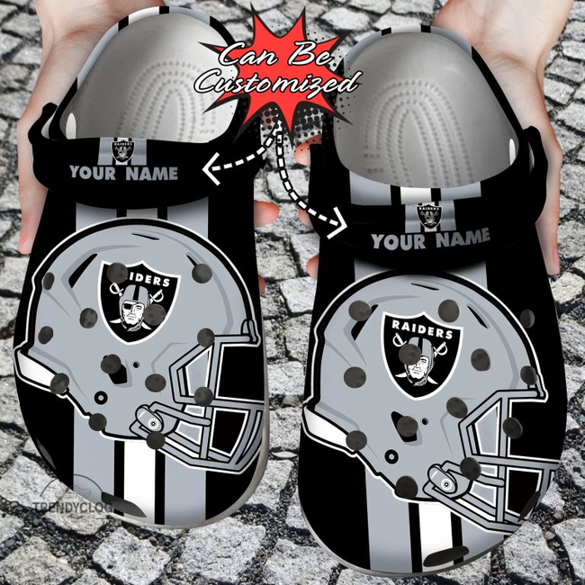 adults customized raiders team nfl classic clogs size 11 buy more save more! lokxe