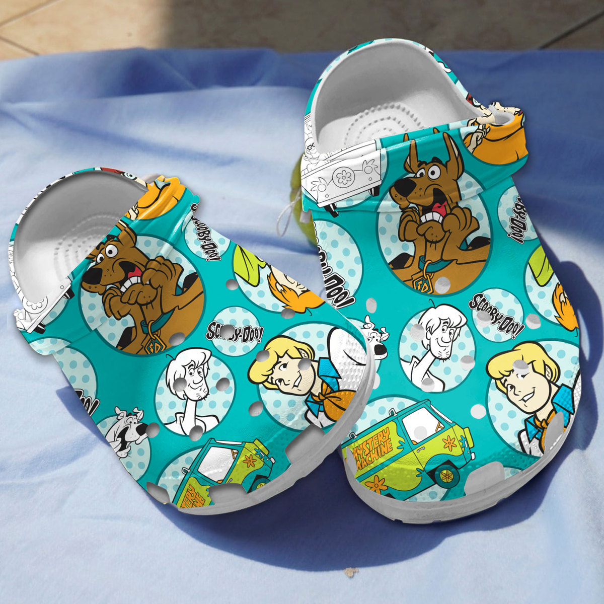 adults funny scooby doo unisex blue clogs cute and safe for outdoor walking! 0y1kn