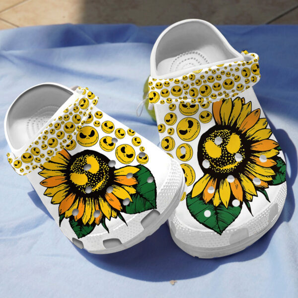 comfortable and lightweight jackskellington sunflower unisex clogs shop now at trendycroc.com oxyqb