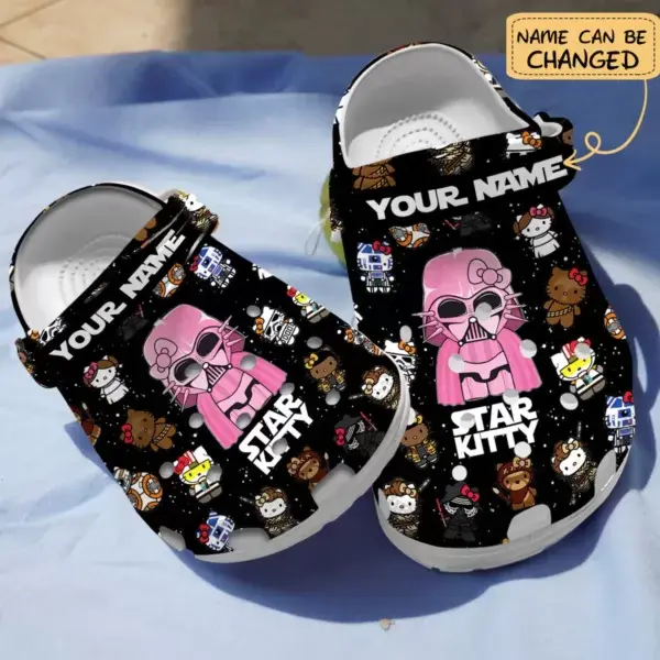 customized clogs hello kitty star wars black clogs free shipping available! iesjk