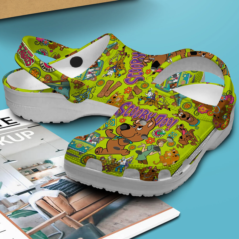 cute scooby doo cartoon classic clogs ideal footwear for supreme comfort! xbyor