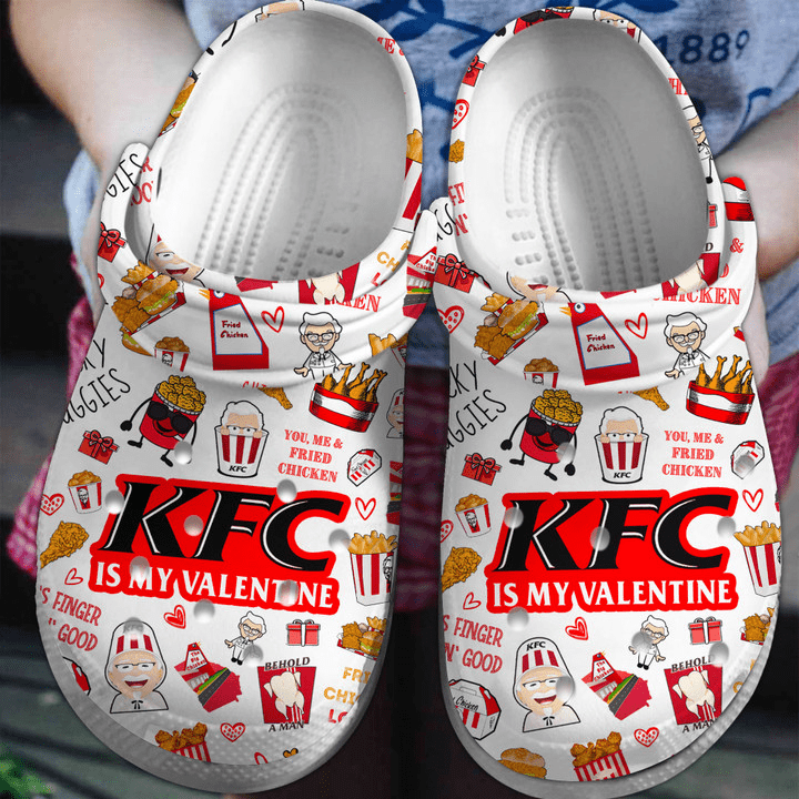 funny clogs kfc is my valentine clogs comfortable footwear for outdoor activity wakri