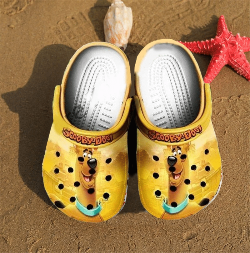 funny scooby doo cartoon yellow clogs shop now for a special price! x66pd