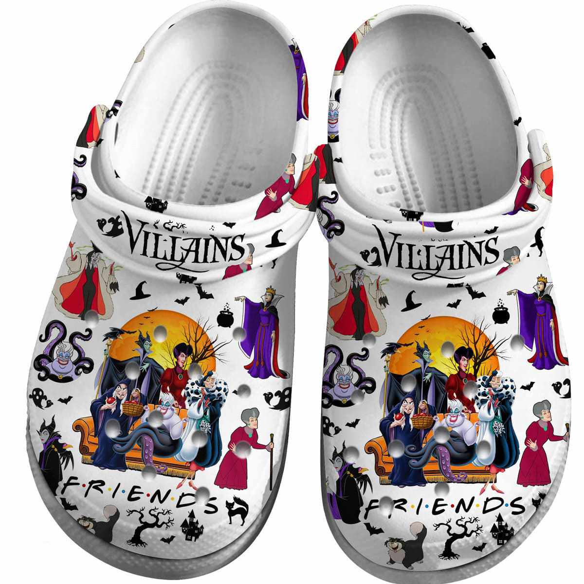 lightweight and durable clogs disney villains characters classic white clogs shop now! et8gx