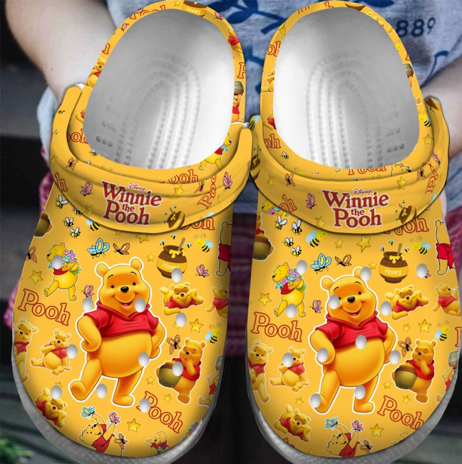 lovely winnie the pooh classic orange clogs shop now for the best price! uhctl
