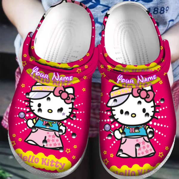 new design hello kitty colorful classic clogs easy to clean and quick to dry! 6vrm9