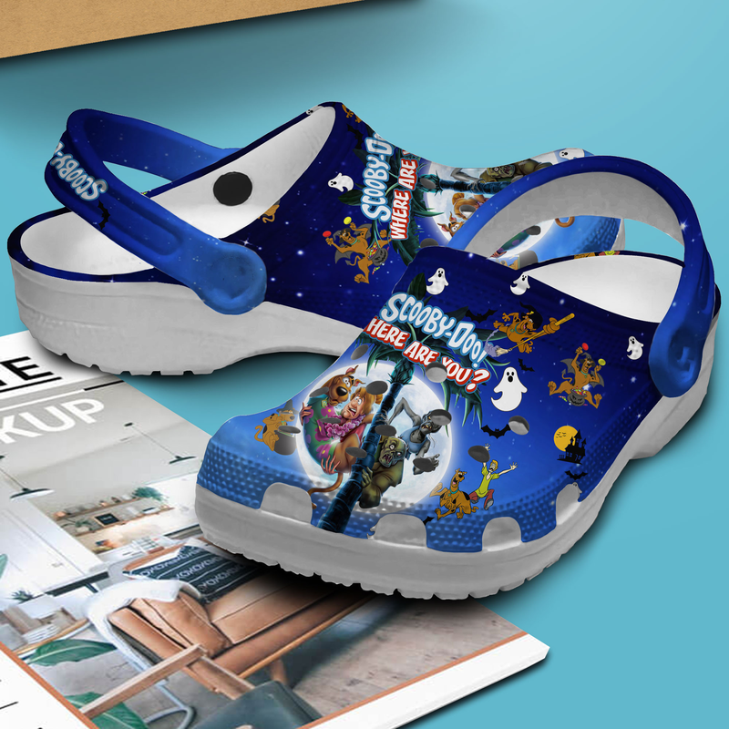 new design scooby doo where are you halloween blue clogs shop now for the best price! h03ck