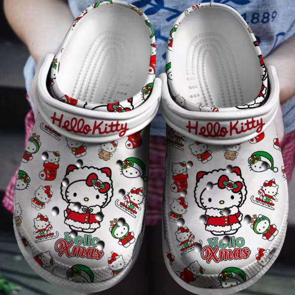 nice clogs pretty hello kitty hello christmas white clogs express shipping available! gcurw