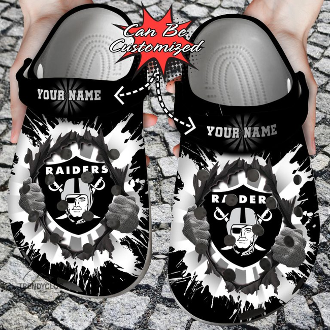 personalized clogs las vegas raiders unisex sport clogs size 8 shop now for the best price! mwxxt