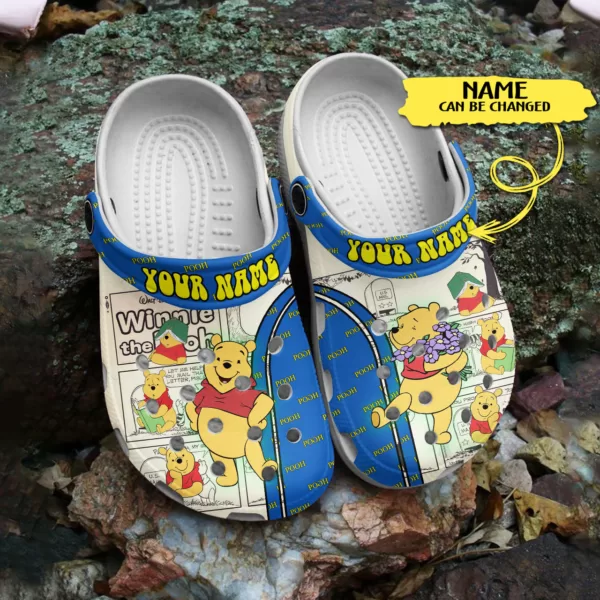 personalized disney winnie the pooh funny clogs fast shipping and dedicated support! 7g6cm