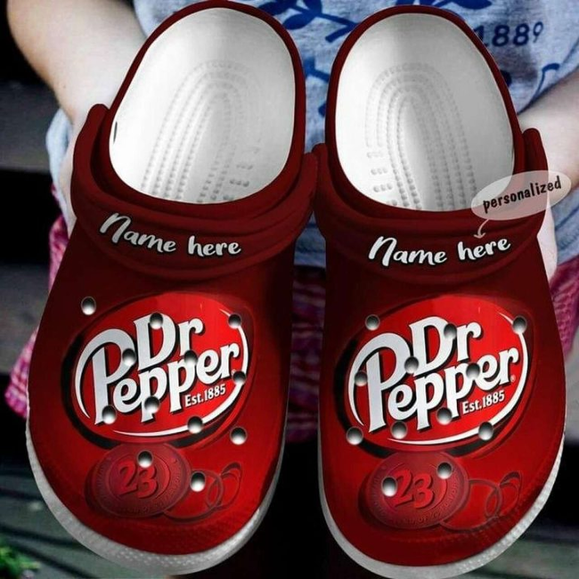 personalized dr. pepper classic red clogs shop now for the best price! 478r4