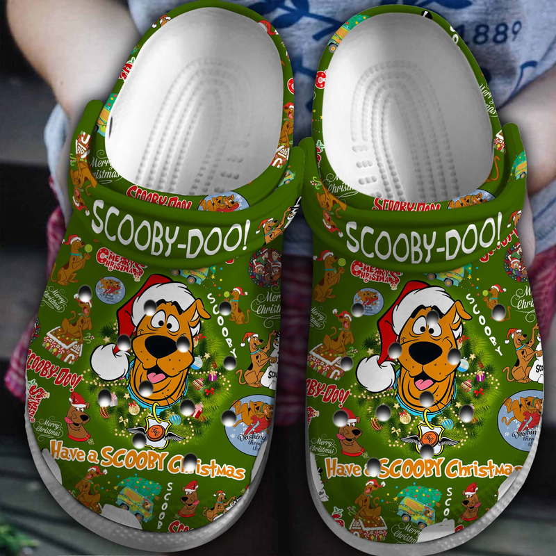 special christmas clogs scooby doo unisex green clogs must have footwear for supreme comfort slp0c