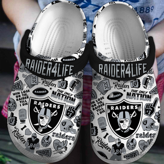 special clogs raider4life nfl unisex white clogs size 10 buy more save more! qitjf