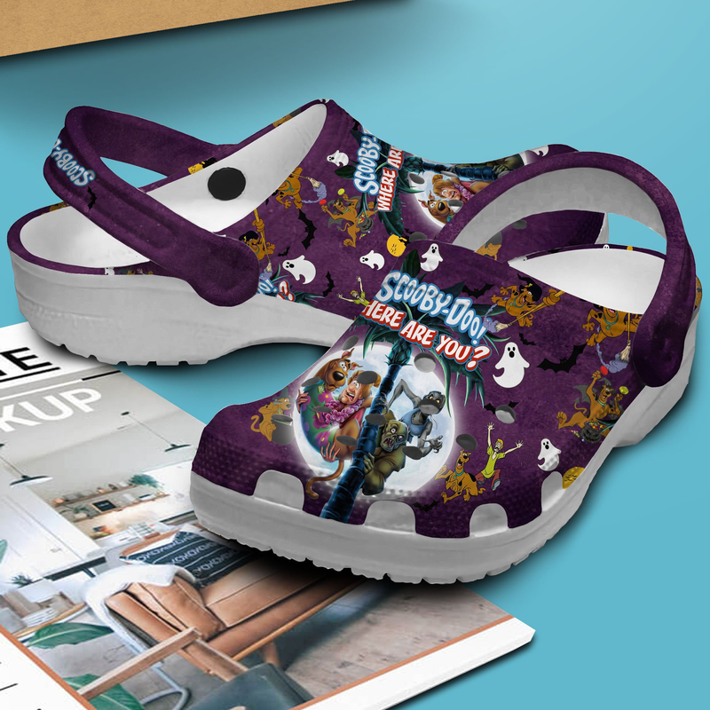 special design scooby doo where are you halloween purple clogs shop now for the best price! di1cq