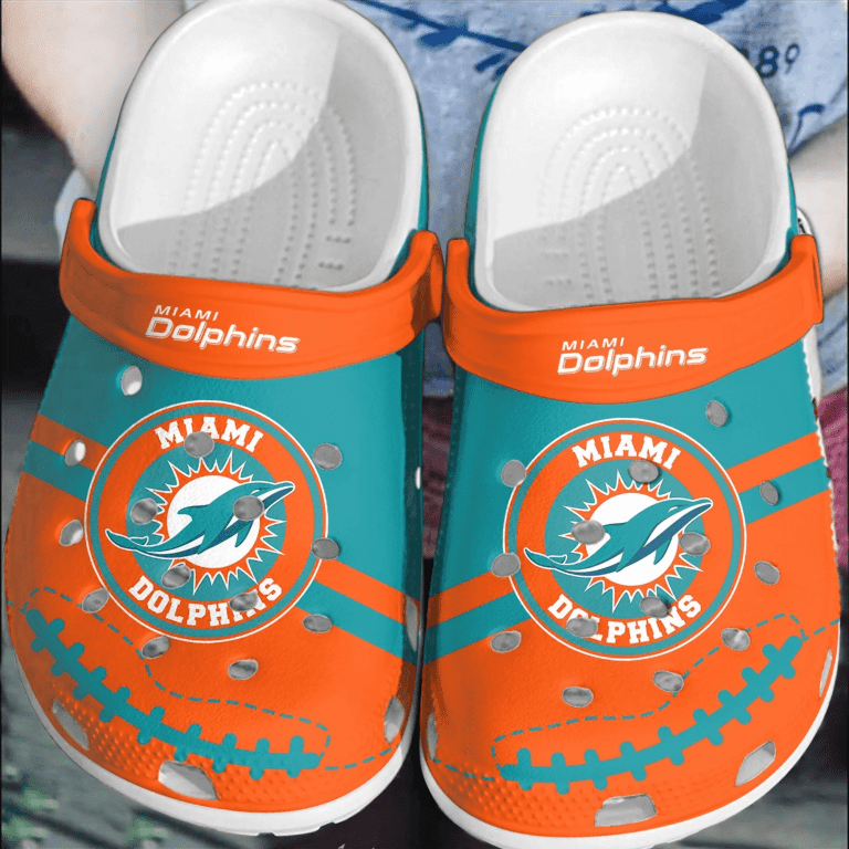 step into comfort with our clogs miami dolphins nfl sandals fast shipping %26 247 dedicated support 201yl