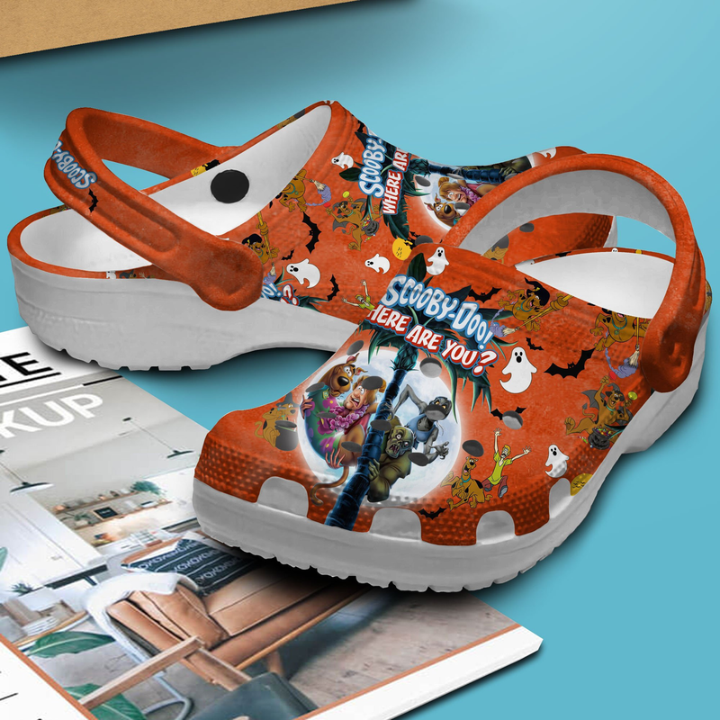 unleash your halloween spirit with our scooby doo where are you orange clogs h1g8r