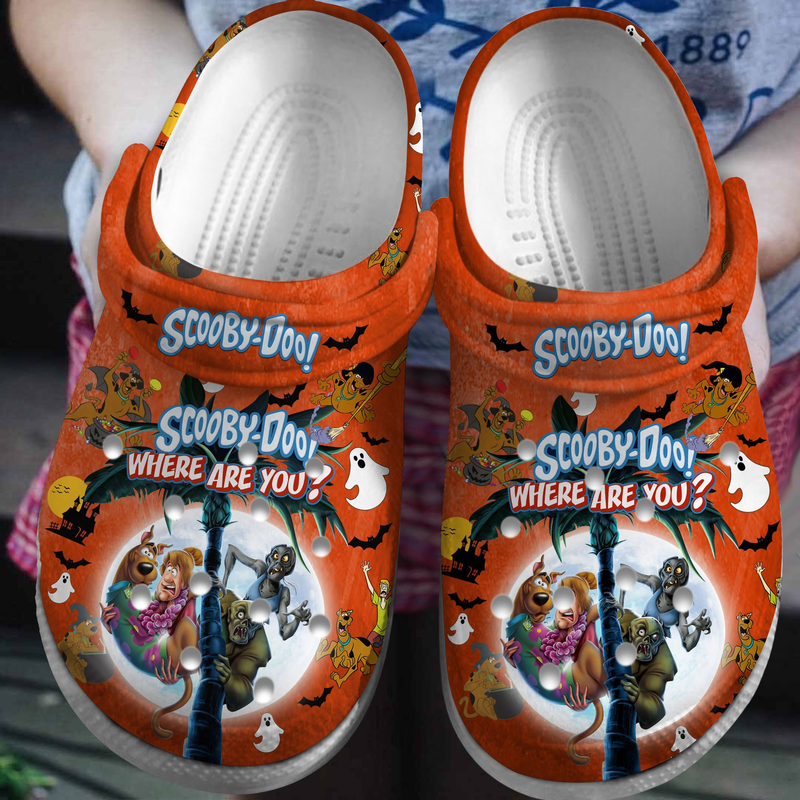 unleash your halloween spirit with our scooby doo where are you orange clogs xlq4i