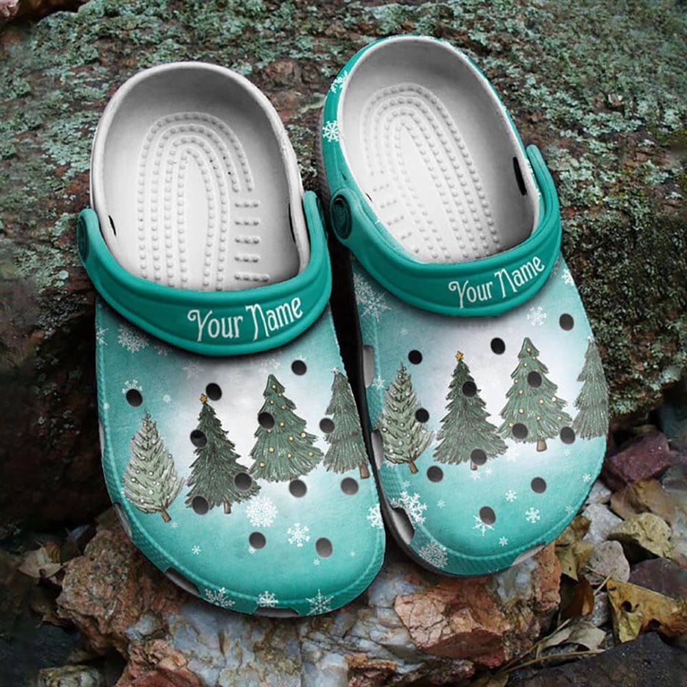 Personalized & Pretty Clogs Christmas Tree Theme Clogs, Best Price For Everyday