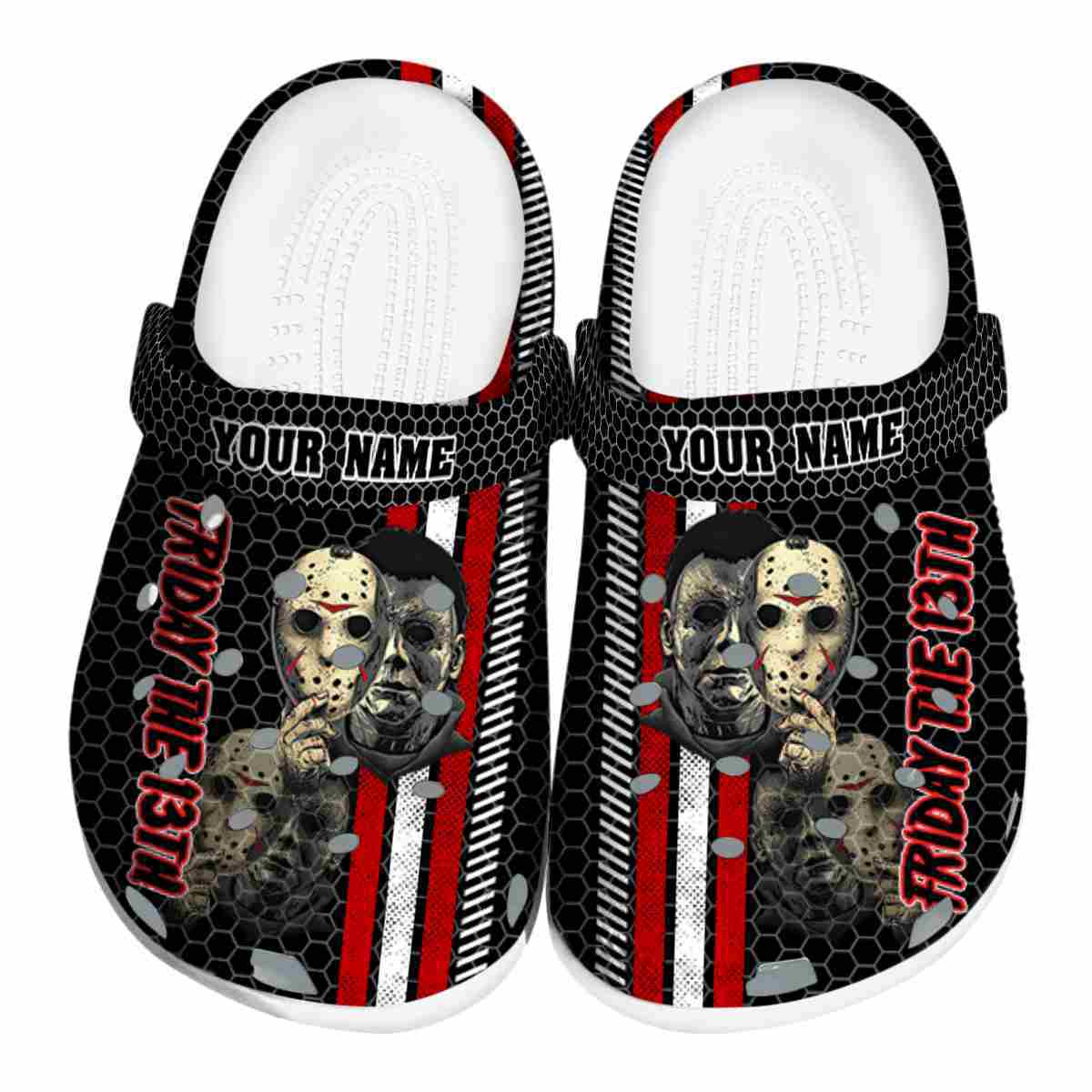 Upgrade Your Outfit With Our Customized Jason Voorhees Cool Contrasting Clogs