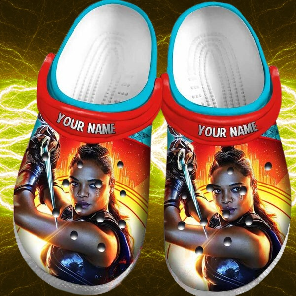 Water-Resistant & Non-slip Valkyrie In Thor Movie Customized Clogs, Easy To Clean & Slip Resistant