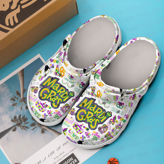beautiful mardi gras lightweight and durable clogs buy more save more with trendy croc el7c5