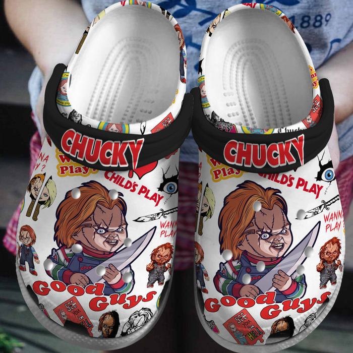 limited edition clogs chucky good guys horror movie unisex clogs perfect for outdoor walking kbxbf