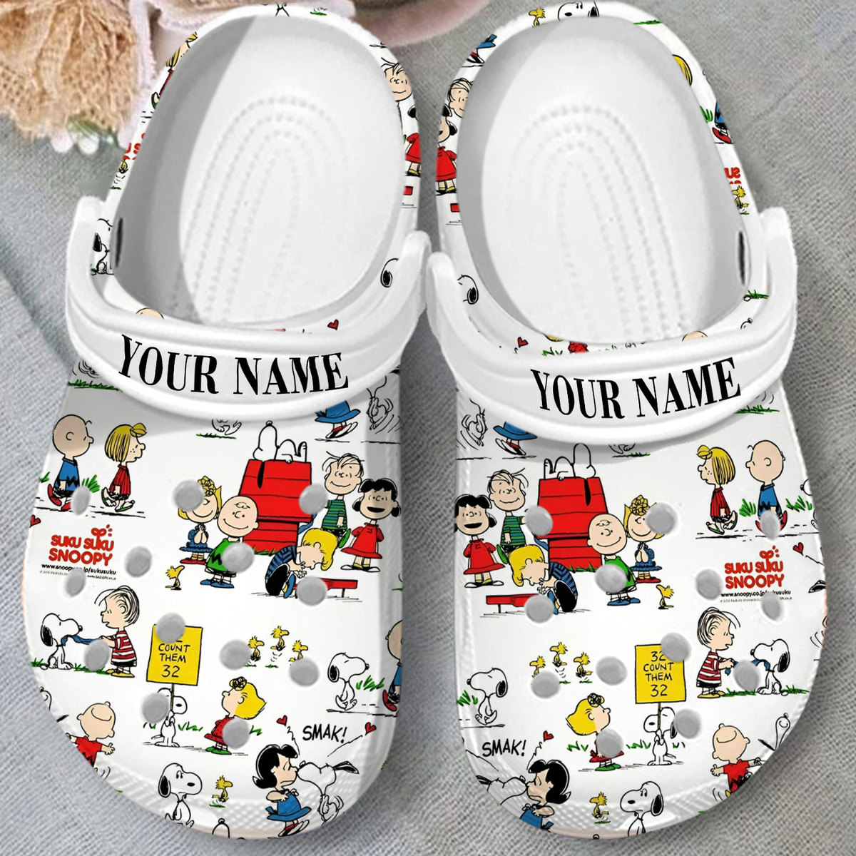 personalized clogs snoopy and cute friends unisex clogs fast shipping service available sifub
