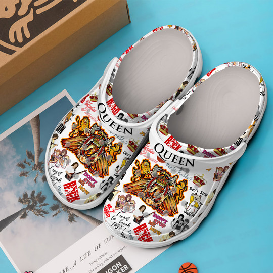 new design of rock music band queen unisex clogs perfect footwear for outdoor play! pzt49