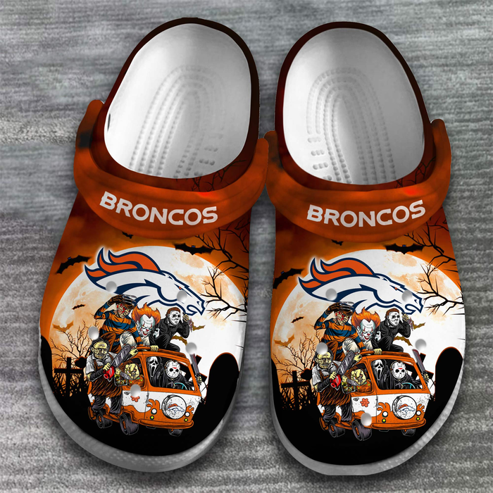 lightweight and non slip broncos clogs perfect for outdoor play takcj