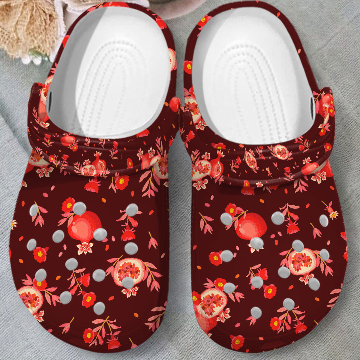 3d printed and safety pomegranate clogs unisex clogs match your lifestyle u3cna