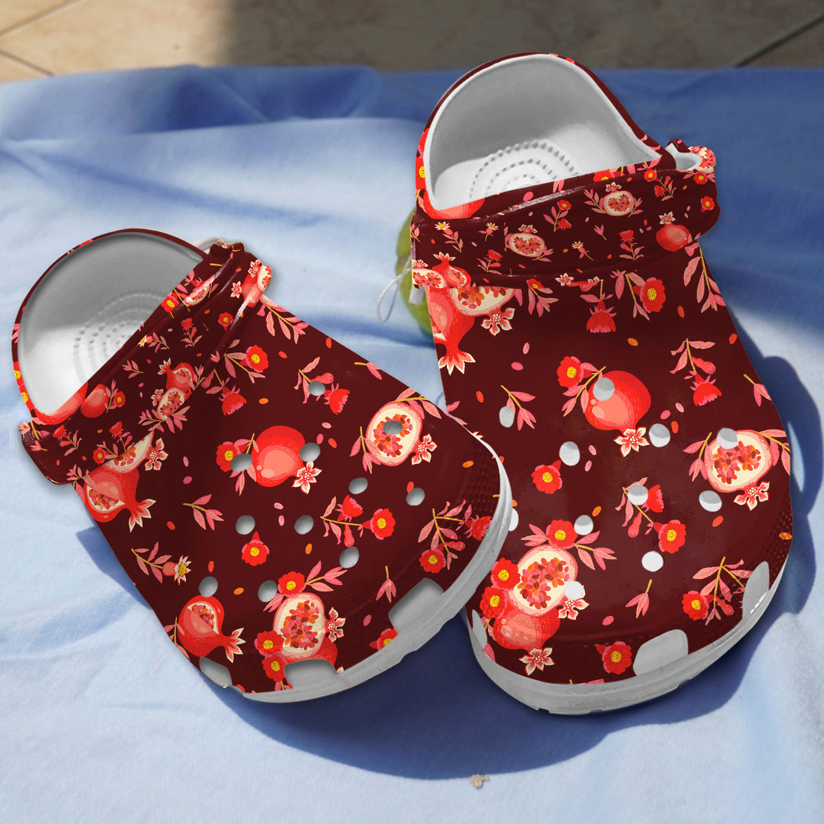 3d printed and safety pomegranate clogs unisex clogs match your lifestyle uzj5a