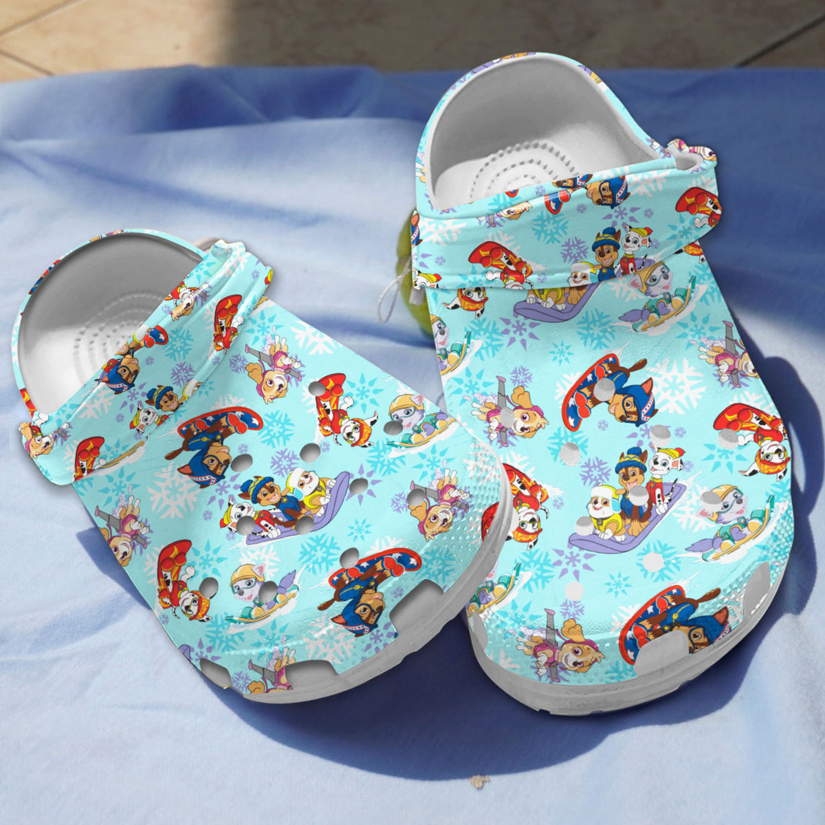 3d printed and soft paw patrol clogs suitable for outdoor walking 0u9fx