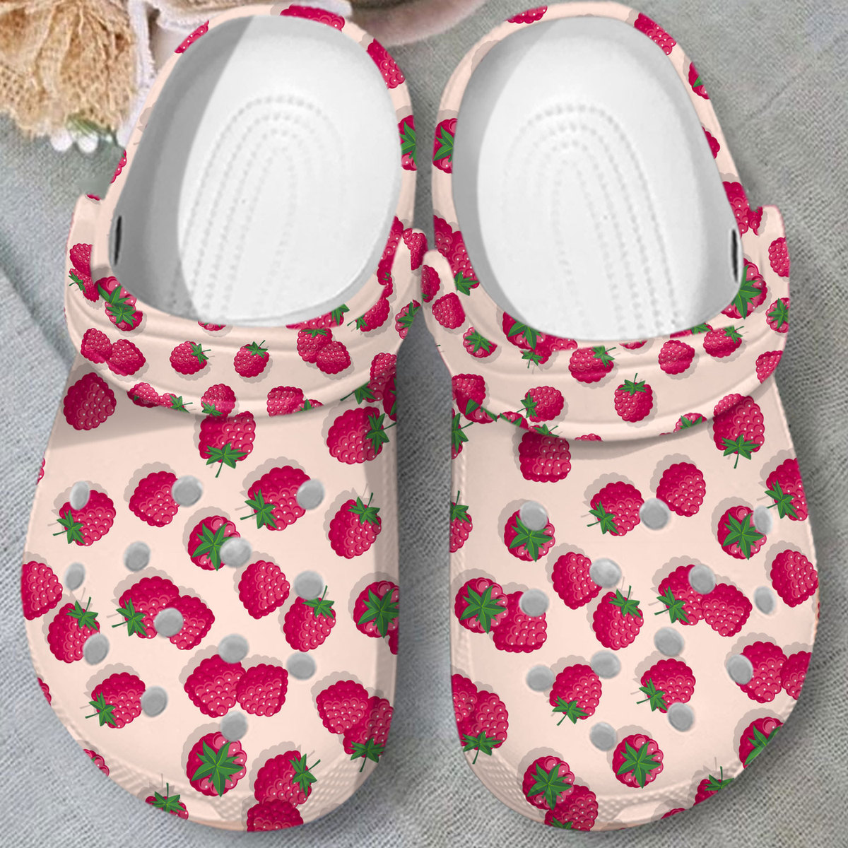 3d printed and soft raspberry beige clogs perfect for outdoor activity ffj8q