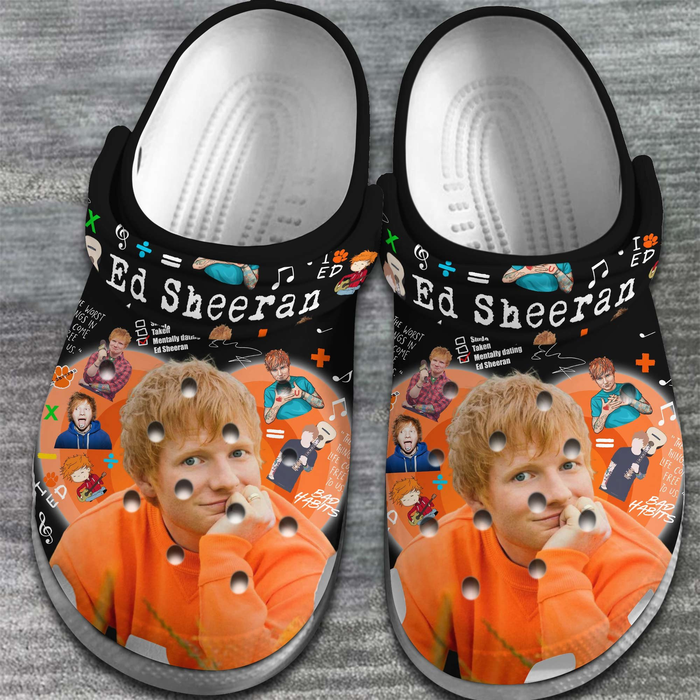 3d printed design ed sheeran colorful clogs best price for everyday zsapa