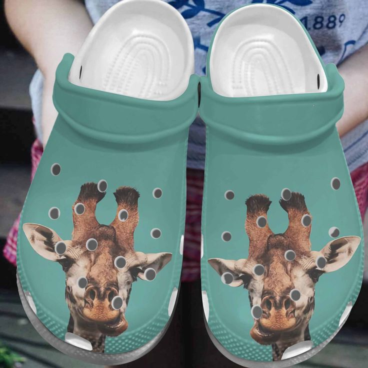 breathable and non slip giraffe clogs suitable for outdoor walking bivmo