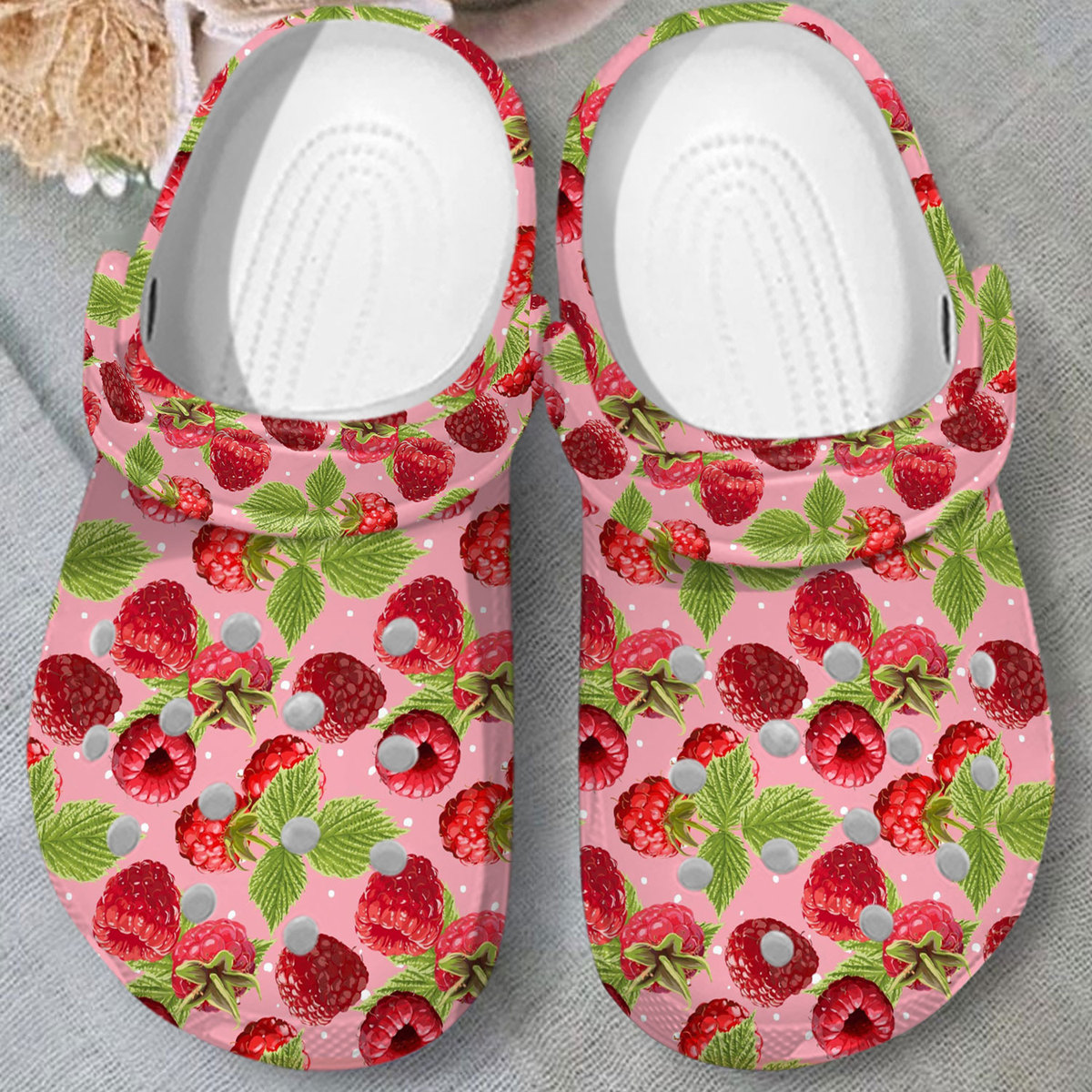 breathable and soft raspberry pink clogs suitable for outdoor walking unxca