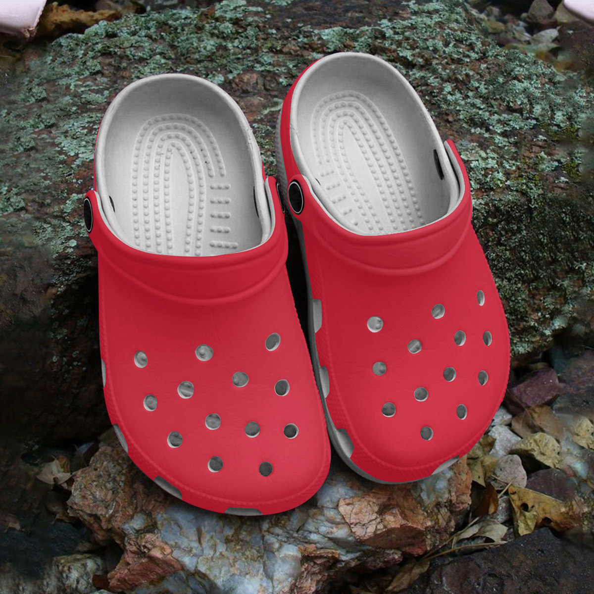 breathable and soft raspberry red clogs perfect for outdoor play wgyco