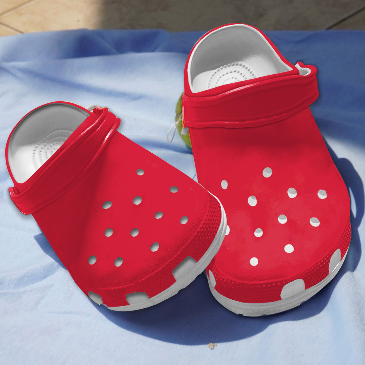 breathable and soft raspberry red clogs perfect for outdoor play wjvad