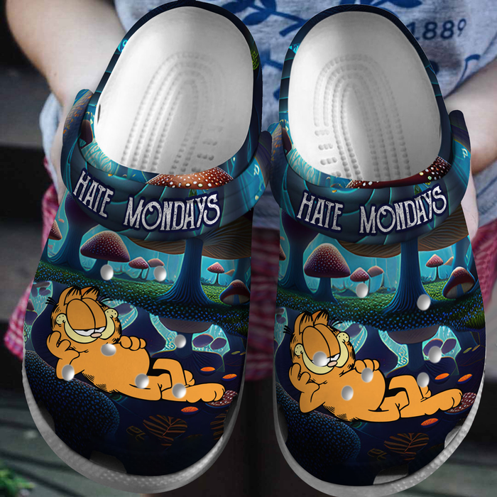 classic design garfield colorful clogs brighten up your day si64l