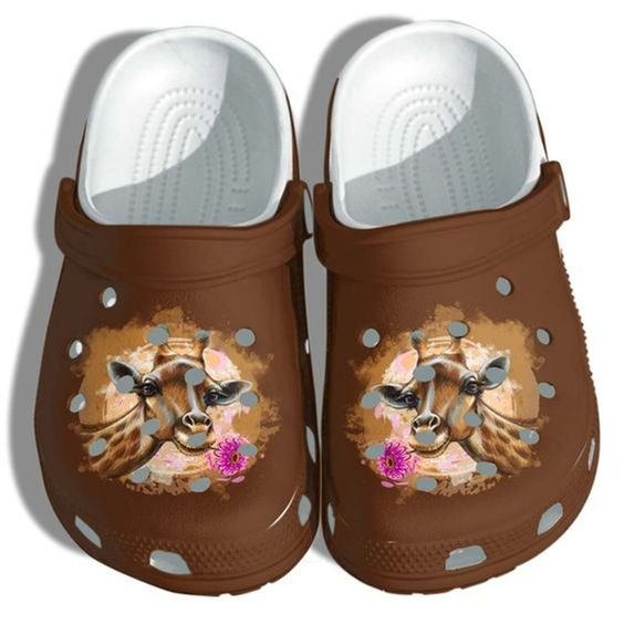 comfort and breathable giraffe brown clogs perfect for outdoor activity p7hqh