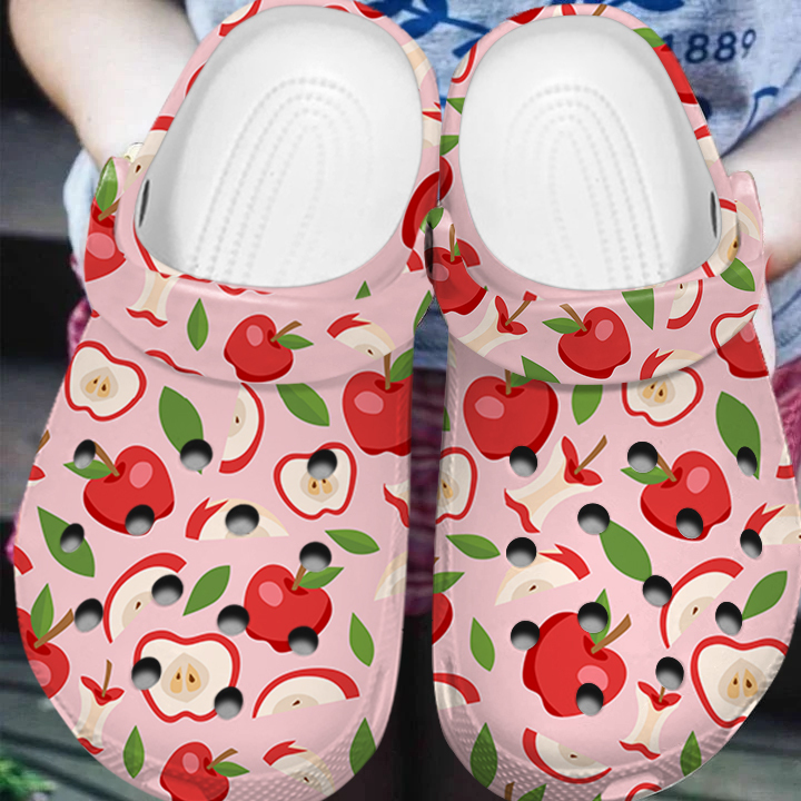 comfortable and non slip apple clogs perfect for outdoor activity qcwvl